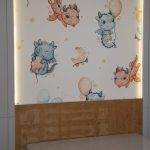 Wallpaper Bahan Serat Jeruk Gliter