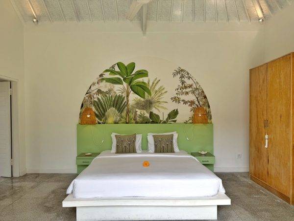 Wallpaper Bahan Serat Canvas