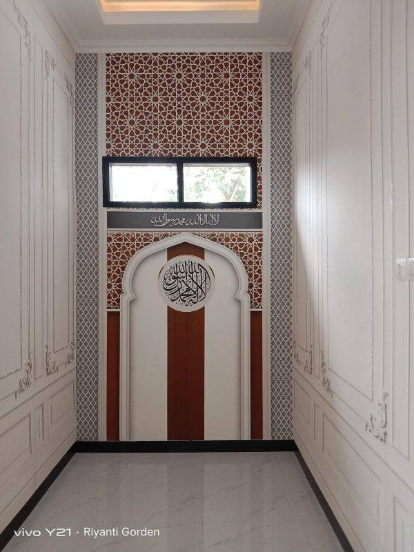 Wallpaper Bahan Serat Canvas